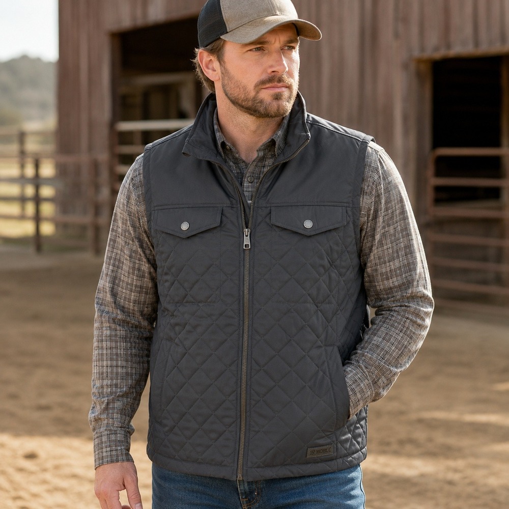 Noble Outfitters Work Ready Insulated Vest‎ Men's L Asphalt Gray NWT